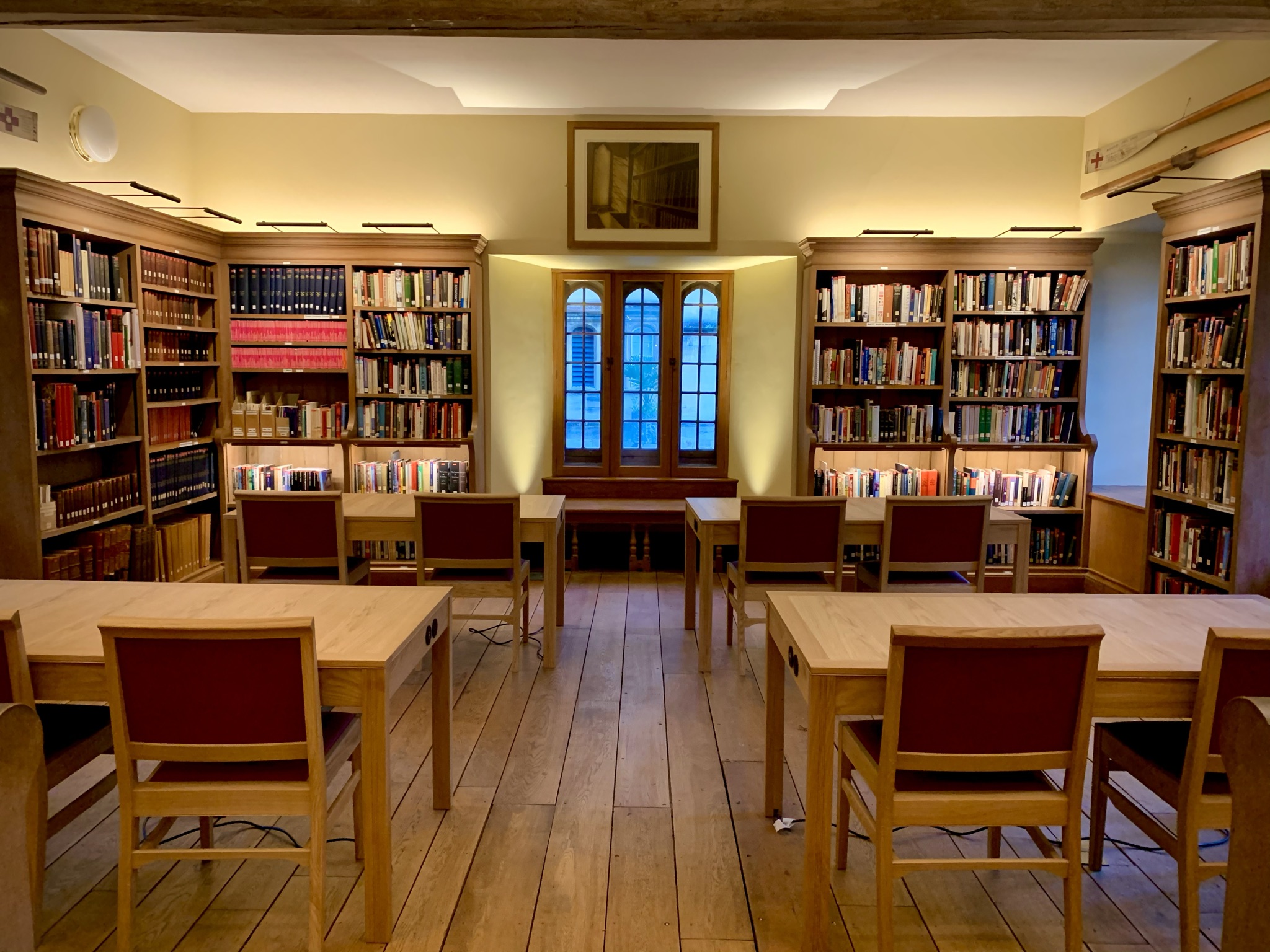 Lower Library Reading Room, Merton College, Oxford AFTER 1